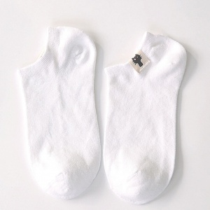 고양이 발목 양말 화이트 SET
