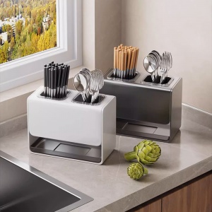 다용도 물빠짐 수저통