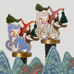 호작도 와인마개 백호