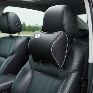 블랙 차량용 목쿠션