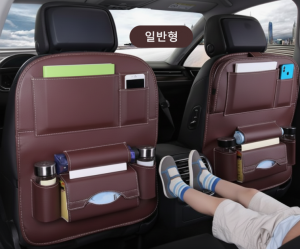 커피색 차량 뒷자석수납 보호시트