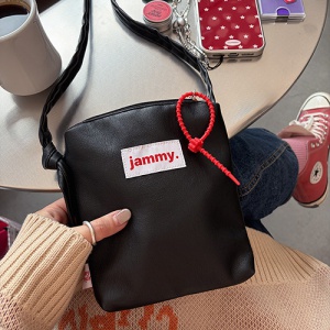 미니 크로스 레더가방