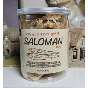반려동물 수제간식 황태채 50g