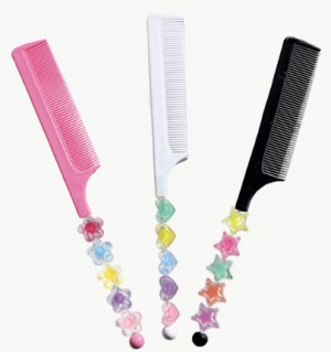 꼬리빗 꾸미기 비즈 세트