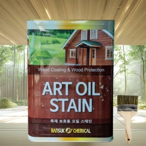 나무 방수 오일 스테인 4L