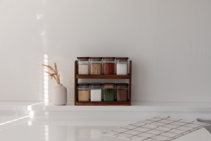 2단 원목 양념통세트