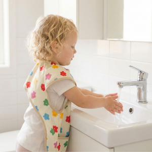 아기 밴드형 턱받이조끼