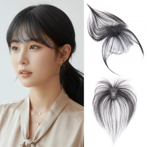 여성 앞머리 붙임 가발