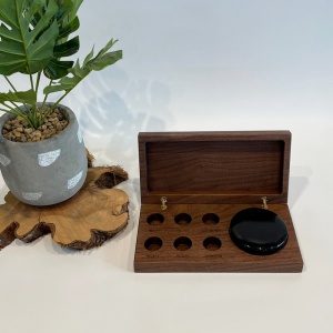 월넛 부동산 도장 케이스