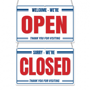 레트로 오픈클로즈 도어사인