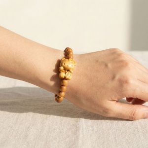 캐릭터 우드 팔찌