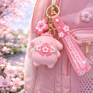 캐릭터 벚꽃 키링