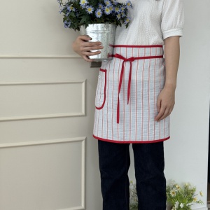 스트라이프 허리앞치마