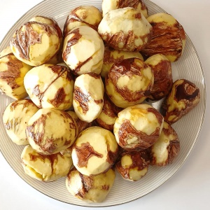 겉껍질만 깐 무농약밤 350g