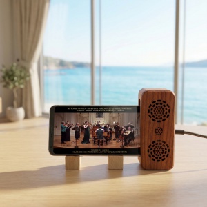 우드 스마트폰 스피커