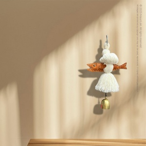 행운 액막이 명태 가죽 소품