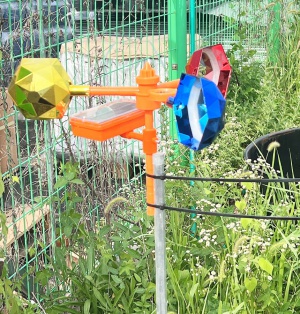 바람개비 조류퇴치기