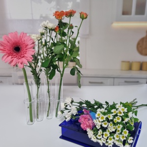 프리지아 10줄기 생화 꽃다발