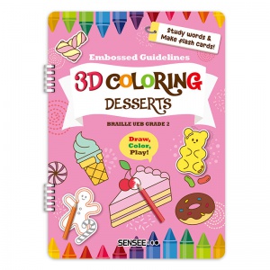 3D 디저트 컬러링북