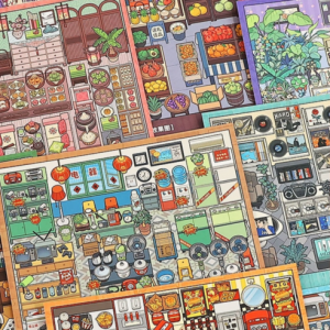 3D 방 꾸미기 스티커 SET