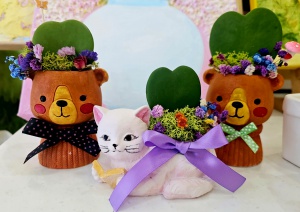 천연공기정화 화분 만들기 체험수업