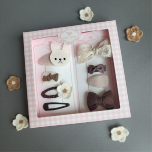 유아 레이스 블룸 헤어핀 SET