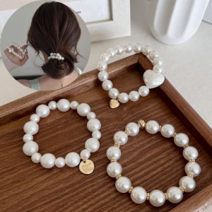 비즈 팔찌&헤어끈 3종 세트