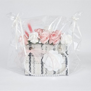 핑크 핸드백 꽃바구니 SET