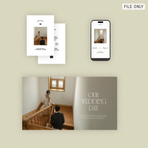 셀프 출력 청첩장 파일 SET