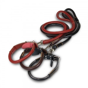 강아지 가죽 목줄