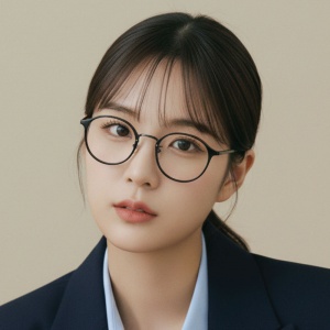 초경량 원형 안경