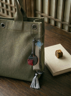 전통 도장 키링