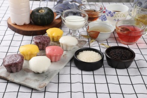 사색 방울기정떡 SET