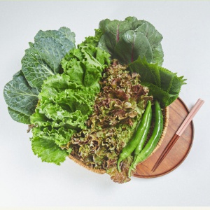 국산 모듬 쌈 채소 400g