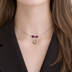 천연 원석 목걸이