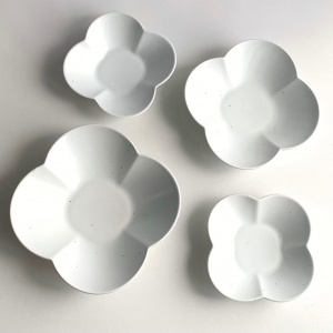 클로버 플레이팅 그릇