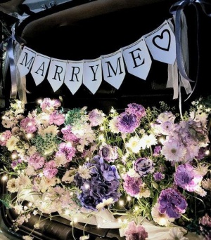 트렁크 프로포즈 플라워