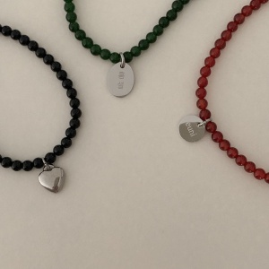 미아방지 원석 목걸이