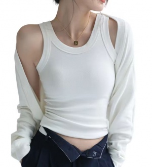 니트 골지 탱크탑