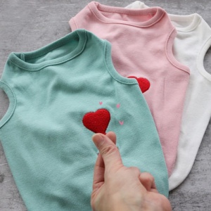 강아지 하트뿅나시