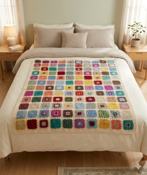 DIY 빈티지 블랭킷 뜨기 패키지