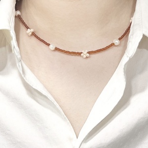 담수진주 목걸이