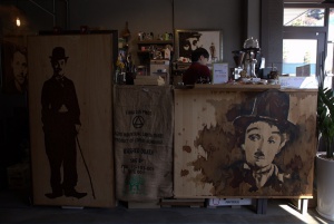 커피 그림 액자