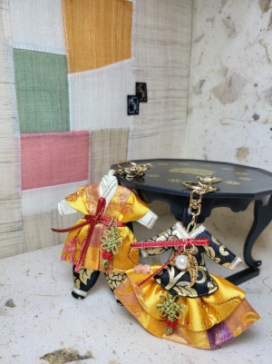 한복 미니어처 키링