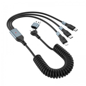멀티 고속 충전 스프링 케이블