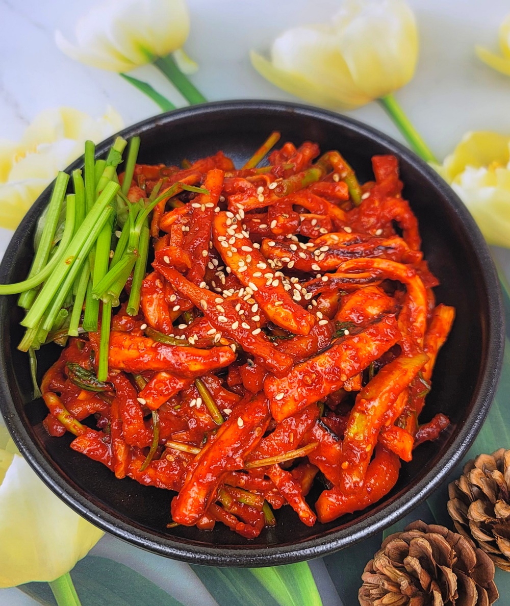 도라지 오징어 초무침