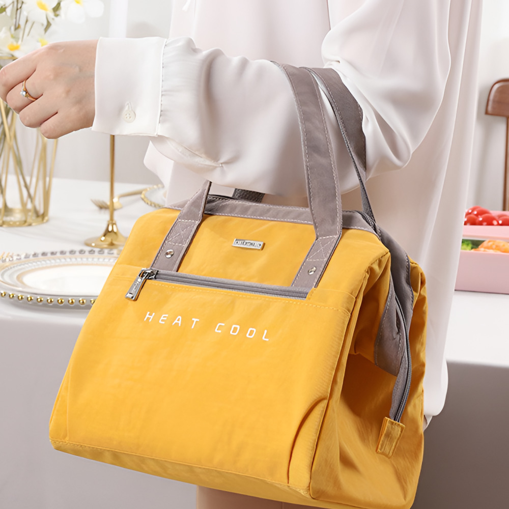 보온보냉 도시락가방 핑크