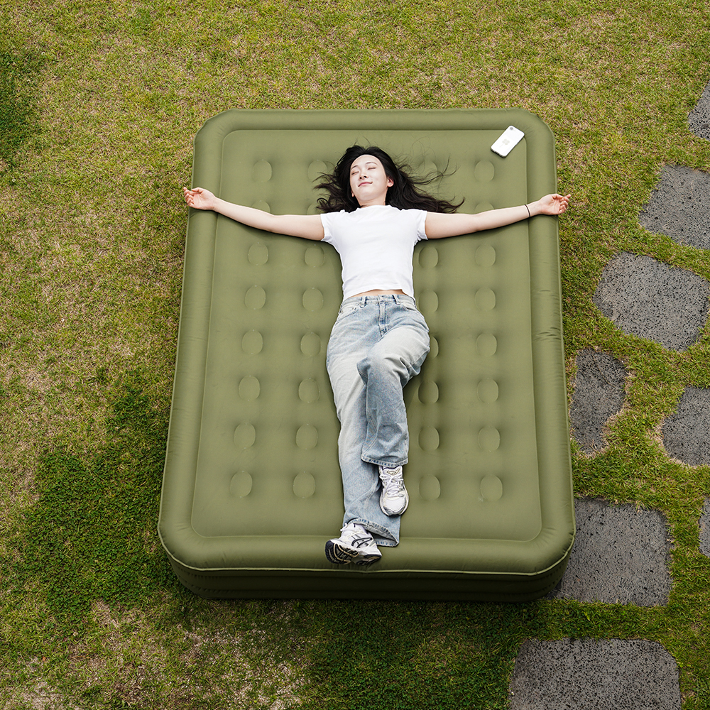 자동 캠핑 에어매트 SET