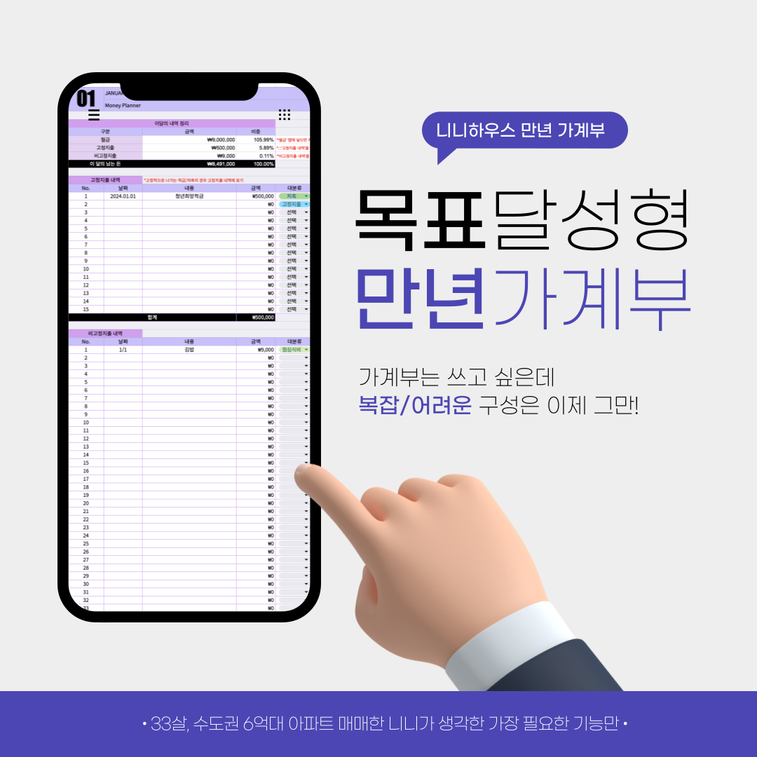 엑셀 만년가계부