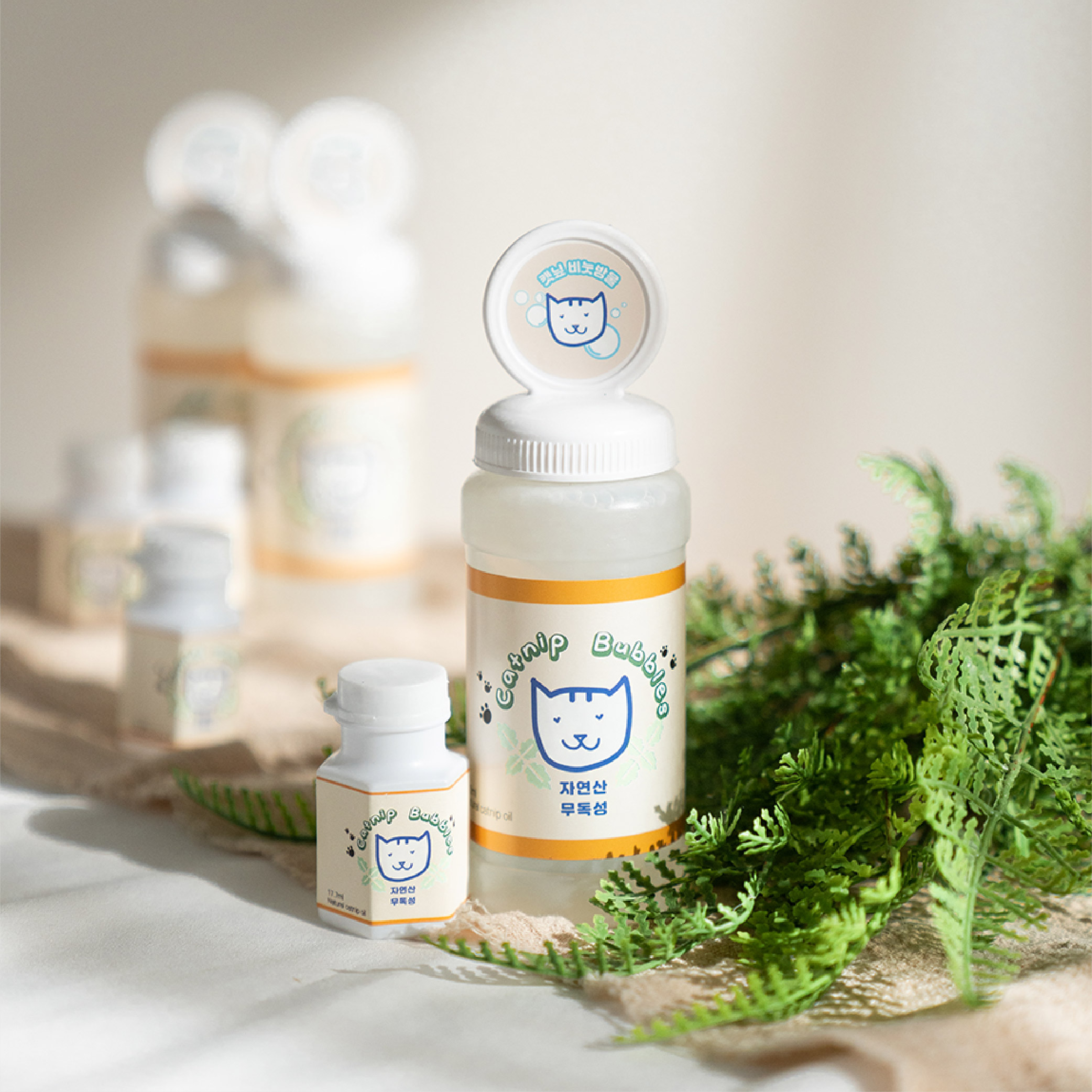 고양이 캣닢비눗방울 30mL